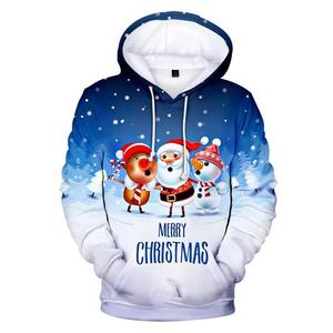 Sudadera con Capucha Navideña para Hombre, Diseño Nuevo, Cómoda y Moderna, 100% Poliéster, con Logotipo Personalizado, MOQ Bajo - Product Image 3