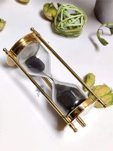 Calvin Thủ Công Mỹ Nghệ "Brass Cát Hẹn Giờ Giờ Kính Cát Cổ Trang Trí Nội Thất Chủ Đề Chiều Cao 4 Inches 1 Phút Cát Hẹn Giờ - Product Image 2