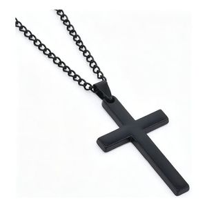 Simple Fashion Single <b>Cross</b> <b>Necklace</b> Pendant Christ <b>Cross</b> with Chain <b>for</b> Men and <b>Women</b> Anniversary <b>for</b> Your Love's - Product Image 6