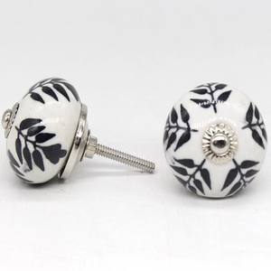 Perilla de hardware Cajón Uso Armario Antiguo Inoxidable India perillas de puerta de cerámica Perillas de puerta de cerámica de lujo - Product Image 5