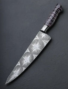 Cuchillo de Chef de Acero Inoxidable de Alta Calidad con Hoja Forjada y Mango de Resina, Cuchillo de Cocina, Idea de Regalo de Aniversario - Product Image 3