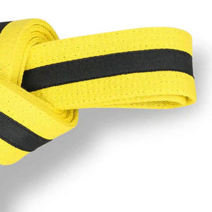 Custom Lightweight Karate MMA <b>Belts</b> High Quality Embroidered Pakistan Manufacturing Spandex/Polyester Breathable Quick Dry - Product Image 2