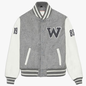 Chaqueta universitaria Letterman | Bomber estilo universitario | Bordado personalizado y patchwork | Ajuste unisex para hombres y mujeres - Product Image 1