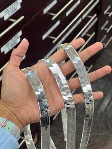 สร้อยคอเงินสเตอร์ลิงลายก้างปลา มีหลายขนาดความยาวตั้งแต่ 16 ถึง 24 - Product Image 5