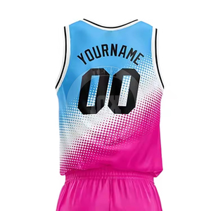 Tenue de sport pour hommes avec logo personnalisé uniforme de basket-ball OEM uniforme de basket-ball à séchage rapide personnalisé - Product Image 5