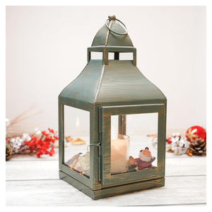 Fábrica al por mayor Ramadán Decoraciones Metal Marroquí Vela Linterna Decorativa Portavelas Lámpara para el hogar y la decoración de bodas - Product Image 4