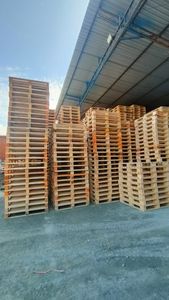 พาเลทไม้สนยูโร ขนาด 1200x800 มม. สำหรับงานหนัก วางซ้อนกันได้ ใช้สำหรับขนส่งสินค้าในคลังสินค้า โลจิสติกส์ ทางเข้า 4 ทิศทาง - Product Image 3