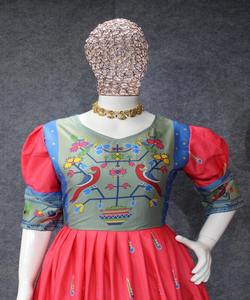 เสื้อเบลาส์ปักลายสำหรับงานปาร์ตี้ดีไซน์เนอร์สำหรับผู้หญิงอินเดียเสื้อผ้าสำเร็จรูปเย็บ - Product Image 4