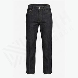 Jeans en denim de couleur personnalisée pour hommes, hiver, automne, lavés, tendance streetwear, designs personnalisés, prix d'usine, vente en gros, couleur personnalisée - Product Image 1