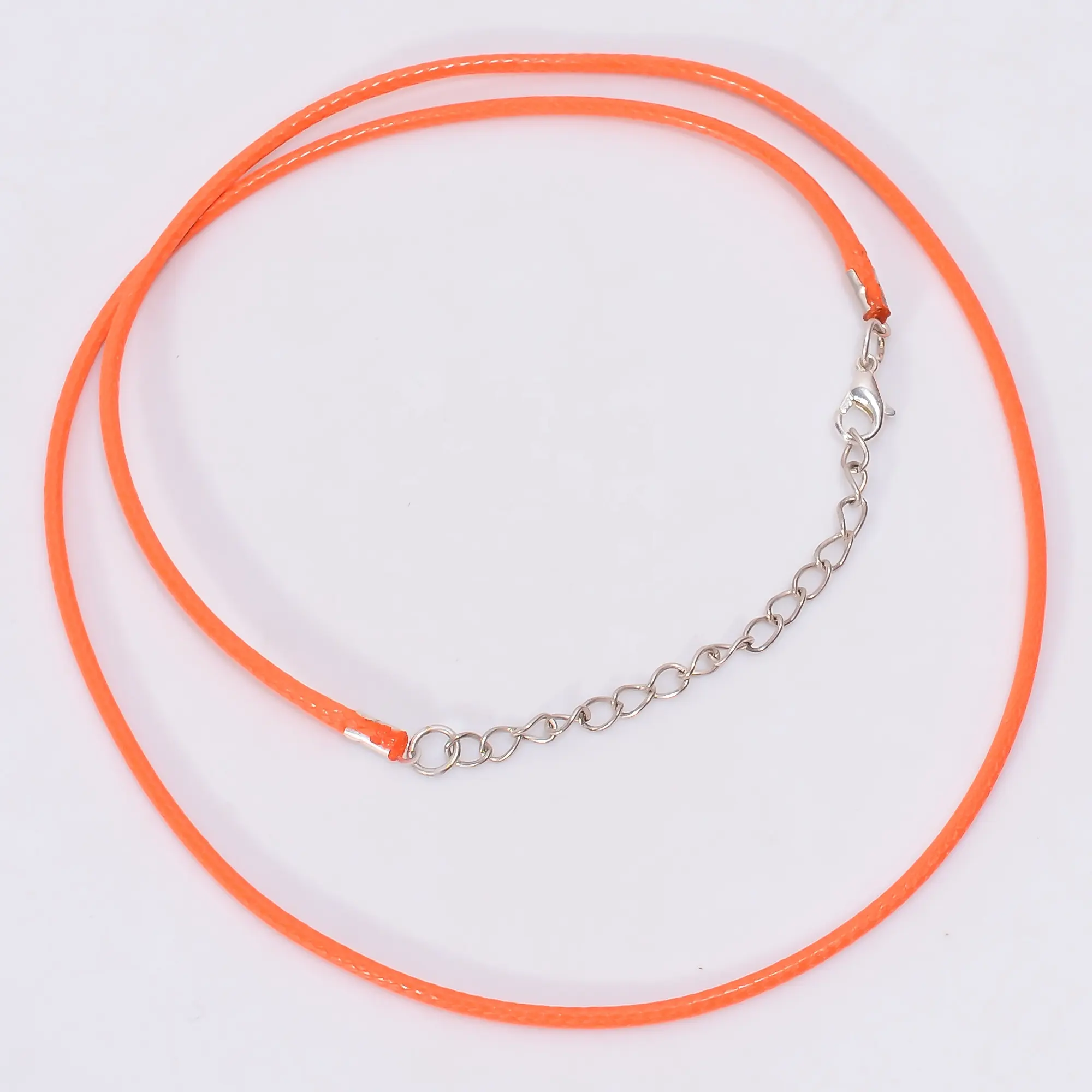 Seidenketten Seidenseide 18-Zoll-Kordel verstellbare Halskette Großhandel-Halsband