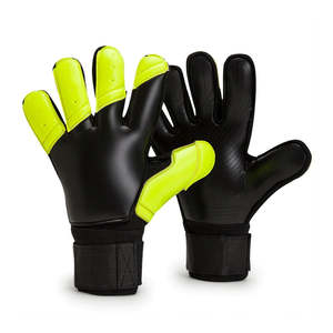 Gants de gardien de but en latex allemand de qualité supérieure, antidérapants, avec sangle de poignet réglable, respirants, pour l'entraînement sportif en extérieur - Product Image 5