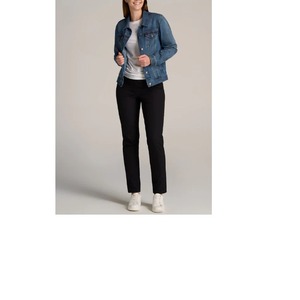 Gran oferta, chaqueta vaquera de perlas para mujer, novia, boda, cuentas, mezclilla, manga larga, chaquetas de primavera y otoño, proveedor de BD - Product Image 5