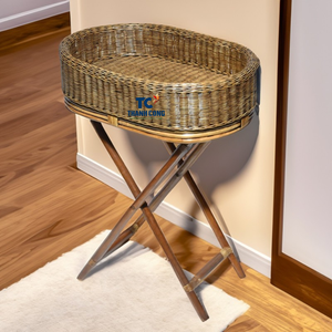 Meilleure vente PLATEAU EN ROTIN pliable du Vietnam avec style boho parfait pour vente en gros bon marché PLATEAU EN ROTIN fonctionnel - Product Image 1