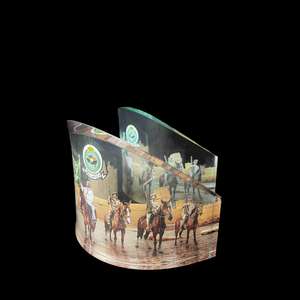 Personalizable Elegante Acrílico Militar Curva Premio Trofeo de Reconocimiento para Honrar el Servicio y Sacrificio - Product Image 6