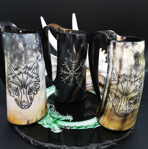 Viking Drinking Mugs, Anniversary Gift, Husband Gifts, Couples Gift, Christmas Gifts - Product Image 2