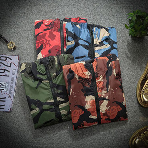 2025 chaquetas impresas personalizadas para hombres chaqueta de camuflaje informal para hombres ropa de calle Hip Hop ropa deportiva chaqueta de camuflaje ropa - Product Image 3