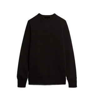 Sudadera de lana de mezcla de algodón Premium unisex, ropa de invierno, hombro caído, cuello redondo, diseña tu propia marca, sudadera sólida - Product Image 6