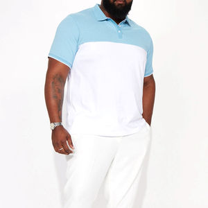 Polos pour hommes grande taille de haute qualité 100% coton polos pour hommes 100% coton polos respirants - Product Image 5