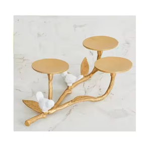 Portavelas de diseño admirable, candelabro de renos con acabado dorado al precio más barato para la decoración de iluminación de su hogar - Product Image 5