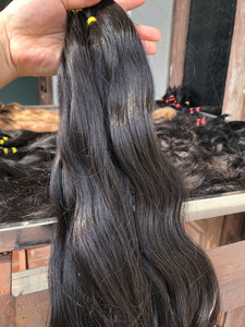 PREMIUM SDD 100% Extensions de Cheveux Humains Bruts Vietnamiens Bundle Os Droit Naturel Droite Longueurs 10-30 Pouces En Vrac - Product Image 2