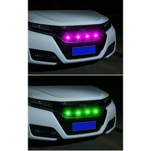 4 pezzi 64 colori griglia luci a LED Kit centro griglia illuminazione decorativa a LED per Auto prodotto Premium prestazioni - Product Image 6