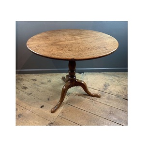 Meubles de salon trépied fantaisie en vente chaude Tables basses de luxe design et tables d'extrémité Table d'appoint ronde à dessus naturel - Product Image 4