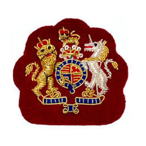 Customized Size Hand Embroidered Bullion Blazer Badge Wholesale Bullion Wire Golden Customized Hand Embroidery Badges - Product Image 3