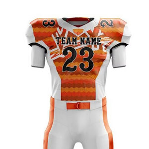 Uniforme de football américain de haute qualité, respirant, grande taille, tissu personnalisé, durable, léger, commandes d'équipe bienvenues, fabriqué - Product Image 4