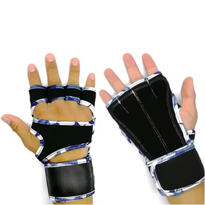 Top Tendance Unisexe Anti-Dérapant Néoprène Gym Gants Doux Droit En Cuir Poignet Soutien pour Hommes Femmes Pull Ups Cross Training - Product Image 3