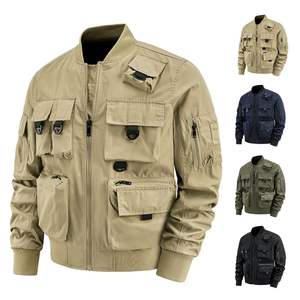 High Quality <b>Men's</b> Outdoor <b>Jacket</b> Windproof Multi-Pocket Premium Durable Lightweight Breathable Fashionable Casual <b>Jacket</b> - Product Image 1