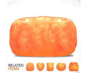 2025 Haute Qualité Conception Personnalisée Himalaya Rose Sel Bougeoir De Luxe Naturel À La Main Décor À La Maison - Product Image 5