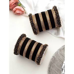 Conjuntos de Churiyan para boda para mujer disponibles en todos los colores y tamaños Conjuntos de Chudiyan bordados con cristales de diseño profesional - Product Image 5