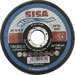 Disco Abrasivo a Centro Depresso per Inox mm 115x1,6x22 - Product Image 1