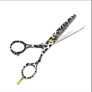 Venta caliente japonés profesional 440C acero doble peluquero tijeras de pelo tijeras de mano izquierda precisión HERRAMIENTA DE BELLEZA DE ACERO INOXIDABLE - Product Image 3