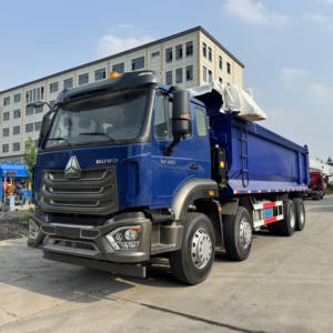 รถเทรลเลอร์รถดั้ม12ล้อยาง13R22.5 HOWO NX 440HP U Bucket 8x4 LHD - Product Image 2