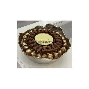 Frutero de Metal de Color plateado hecho a mano, fruteros de Metal decorativos, diseño único, cuencos de Chocolate modernos para suministro de bodas - Product Image 5