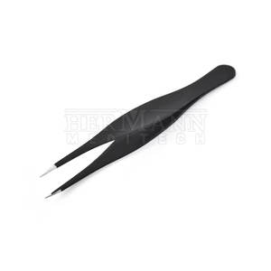 Pince à épiler professionnelle en acier inoxydable pour salon et usage domestique, outil de précision pointu, réutilisable et léger pour des sourcils parfaits - Product Image 1