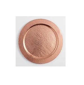 Plaque de chargeur en cuivre pour table de fête d'événement décorative ronde/rectangulaire pour plaque de chargeur en cuivre de personnalisation - Product Image 2