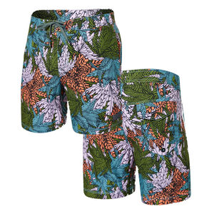 Pantalones cortos de playa para hombre, transpirables, de poliéster, respetuosos con el medio ambiente y sostenibles, con patrón sólido - Product Image 3