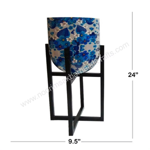 Factory-Supplied Iron Shaped Floor Planter <b>Stand</b> Indoor Accessory for Home Living Room Garden <b>Planting</b> <b>Pot</b> for Home - Product Image 5