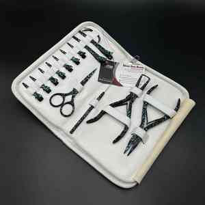 Kit d'outils d'extension de cheveux avec logo personnalisé, comprenant une pince à perles en silicone Micro Link, une pince à enlever les extensions de cheveux en boucle - Product Image 5