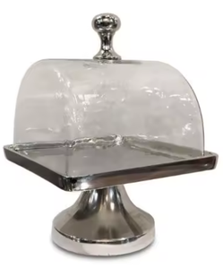 Elegante Mesa hecha a mano, soporte de Base de madera personalizado, soporte para pasteles, taza para magdalenas, herramienta para pasteles, parte superior redondeada decorativa galvanizada - Product Image 6