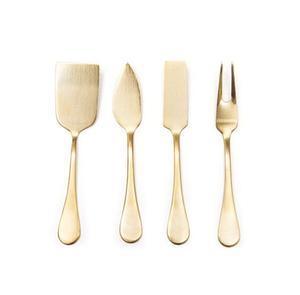 Juego de servicio de queso y pastel de metal Premium con diseño elegante para funciones de boda y reuniones familiares festivas - Product Image 4