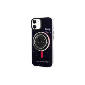 Coque de téléphone portable en silicone souple noir compatible MagSafe pour iPhone 11, avec support Pop Socket détachable Netzy - Modèles Plus et - Product Image 1