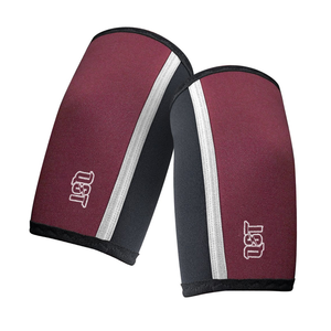 Mangas de codo de neopreno de alta calidad para entrenamiento de levantamiento de pesas, coderas de levantamiento de potencia con logotipo personalizado para gimnasio, entrenamiento físico - Product Image 2