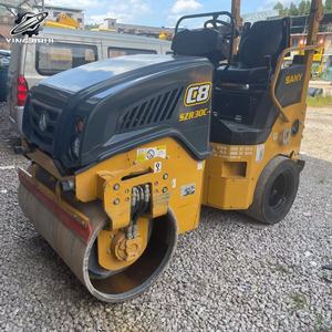 Rodillo Compactador Usado Sany SZR30C-8, 2.9 Toneladas de Peso Operativo, Compactador Vibratorio de Doble Tambor, Compactador Pequeño de Construcción Original de China - Product Image 3