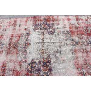 Tapis turc 5x10,3 pieds, tapis rouge du sud-ouest en laine - Product Image 5