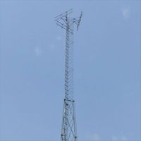 Torre de Comunicación Autoportante de Acero Angular de Tres Patas con Escalera de Acceso, Galvanizada en Caliente, Estándar Filipino, 4G 5G