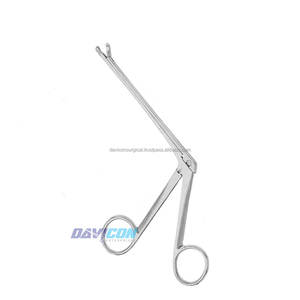 Wullstein Micro Cup Forceps Curved Left 3 1/4in (8,3 cm) Longitud DE TRABAJO Quirúrgico ENT Manual Forceps en acero inoxidable - Product Image 2