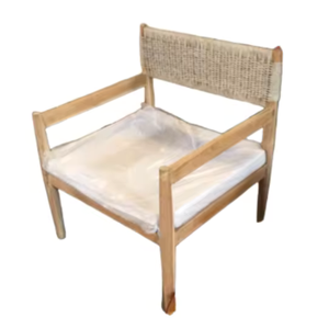 Chaise de salle à manger moderne pour événements hôteliers et mariages, en bois massif et fer, design extérieur de haute qualité, prix de gros d'Indonésie - Product Image 1